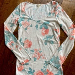 Soft Floral Long Sleeve | Kirra Large (Juniors/Teens/Kids)